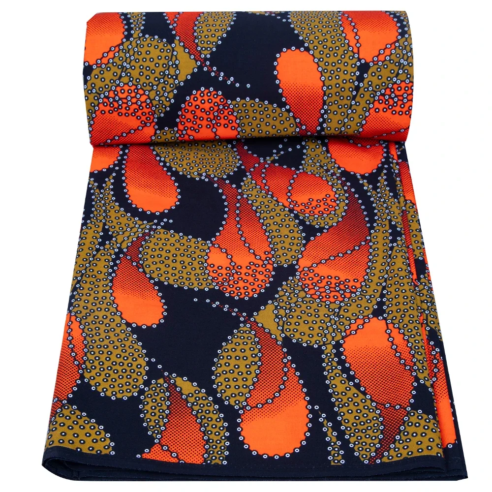 Sewing Batik Fabric - Afrikanischer Stoff, 3/6 Yards, Ankara-Druck, Wachsstoff