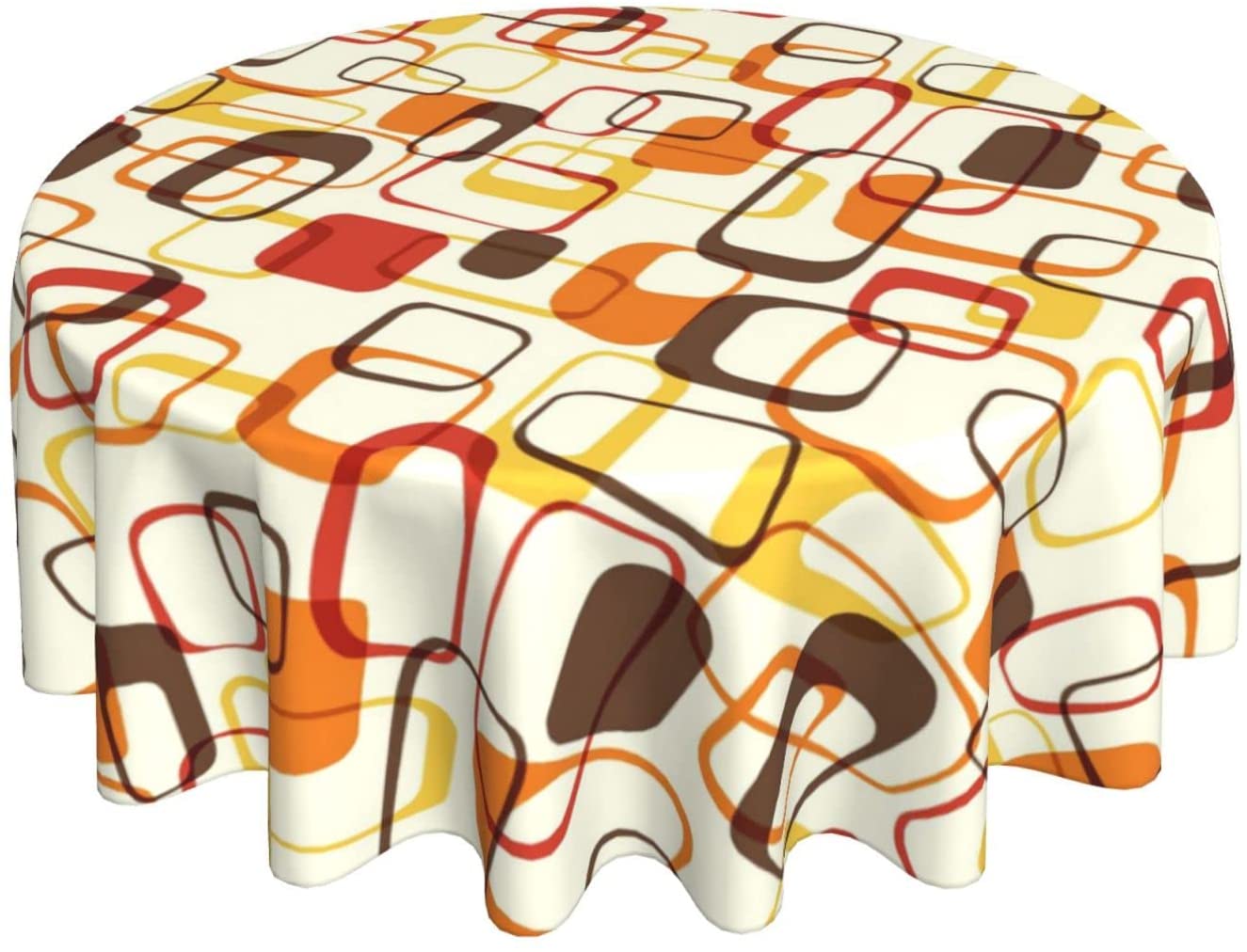 Century Textile & Sewing Supply Avenue C North Saskatoon Sk - Retro Mid Century Geometrische Runde Tischdecke