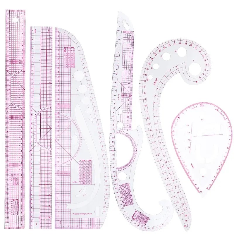 Sewing Gauge Ruler - 6PCS Französisch Kurve Lineal Weiche Patchwork
