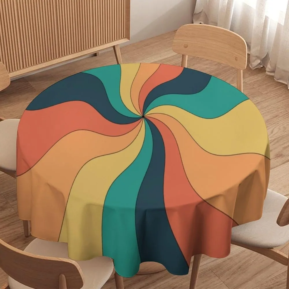 Retro Groovy Swirl Runde Tisch – Century Textile & Sewing Supply Avenue C North Saskatoon Sk Bewertung und Preis