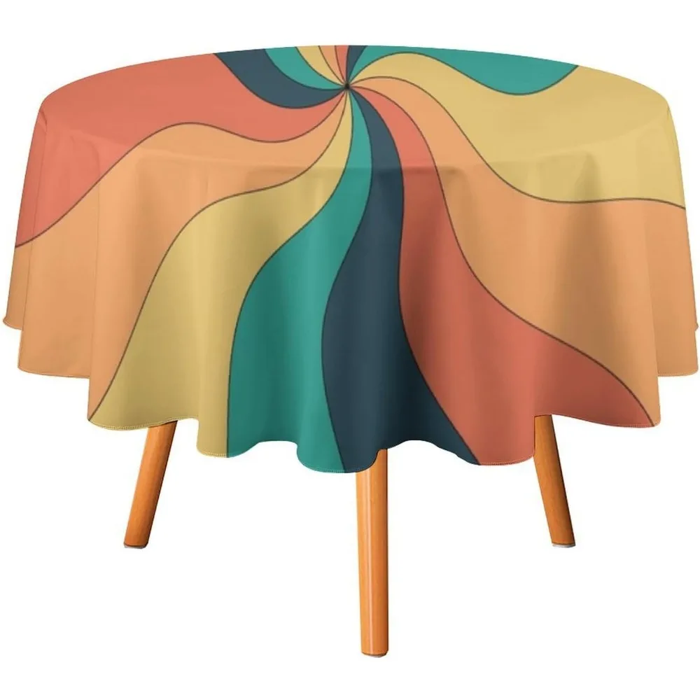Retro Groovy Swirl Runde Tisch – Century Textile & Sewing Supply Avenue C North Saskatoon Sk Bewertung und Preis