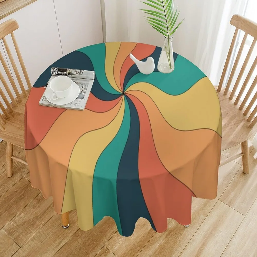 Retro Groovy Swirl Runde Tisch – Century Textile & Sewing Supply Avenue C North Saskatoon Sk Bewertung und Preis