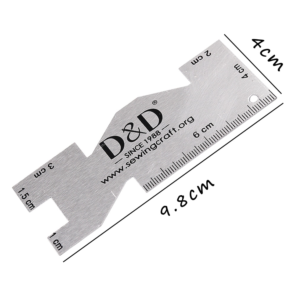 Metall messgerät Quilt ing Lin – Sewing Gauge Ruler Bewertung und Preis